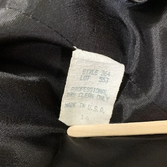 Vintage Dumas Blazer Jacket Women 14 Houndstooth Career Retro Lined Y2K USA Corp - Picture 4 of 14